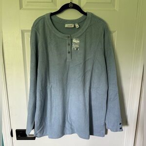 🆕Denim and Co Terry Cloth Shirt